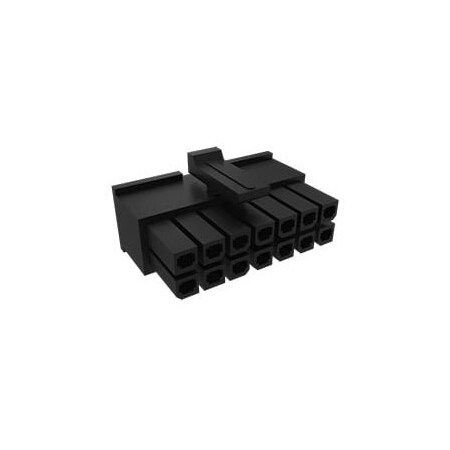 Fci Rectangular Power Connector, 24 Contact(S), 2 Row(S), Female, 0.118 Inch Pitch, Crimp Terminal, 10127716-24LF